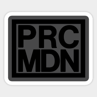 PRCMDN - Vintage Sticker